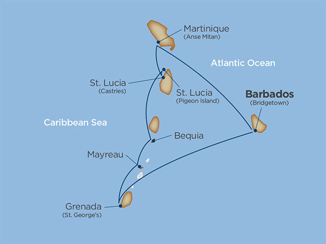 voyage map