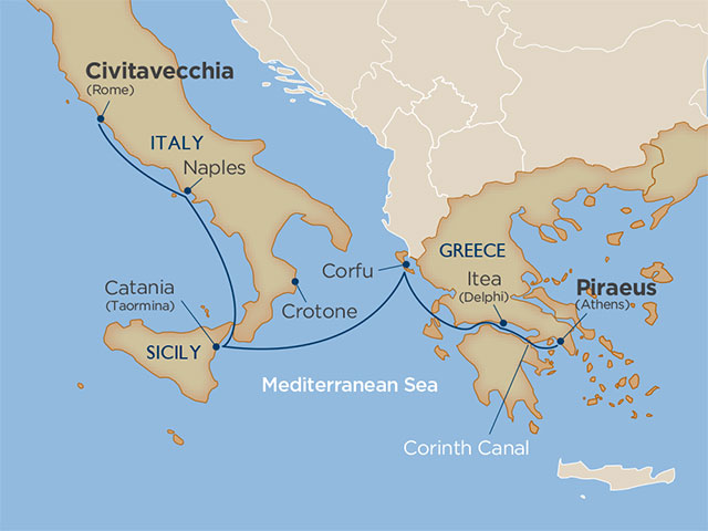 cruise greece july 2024